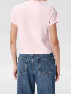 T-shirt in cotone con logo Alexander Wang