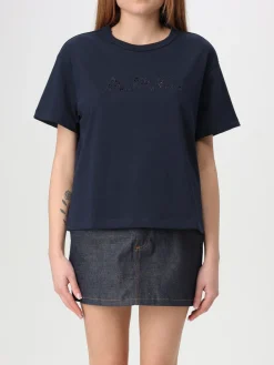 T-shirt in cotone con logo A.P.C.