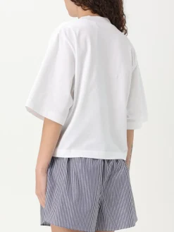 T-shirt in cotone con logo Palm Angels