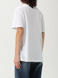 T-shirt in cotone con logo Golden Goose