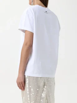 T-shirt in cotone con logo Stella McCartney