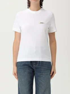 T-shirt in cotone con logo Jacquemus