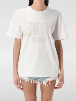 T-shirt in cotone con logo Alexander Wang