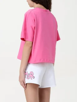 T-shirt in cotone con maxi logo Disclaimer