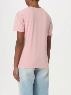 T-shirt in cotone con mini logo Dondup