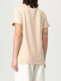 T-shirt in cotone con monogramma Liu Jo