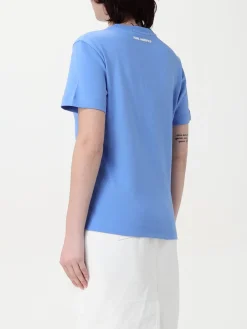 T-shirt in cotone con stampa Gatto Karl Karl Lagerfeld