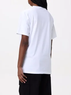 T-shirt in cotone con stampa logo Disclaimer