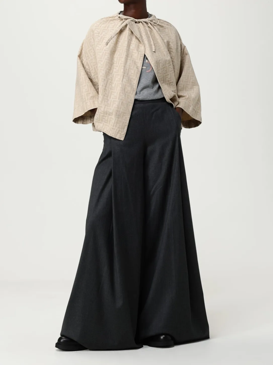 T-shirt in cotone Fendi Roma 1925