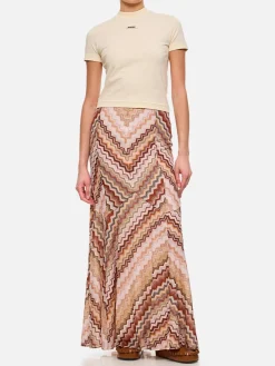 T-shirt in cotone slim con logo Jacquemus