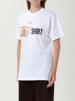 T-shirt in cotone stampata Moschino Couture