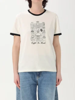 T-shirt in cotone stampata Karl Lagerfeld
