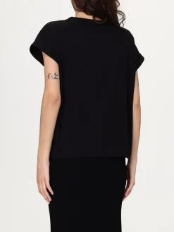 T-shirt in cotone stretch con logo Liu Jo