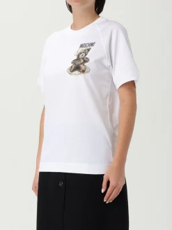 T-shirt in cotone Teddy Moschino Couture