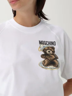T-shirt in cotone Teddy Moschino Couture