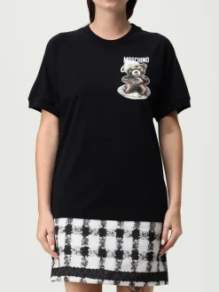 T-shirt in cotone Teddy Moschino Couture