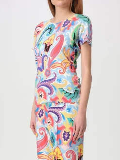 T-shirt in seta paisley Etro