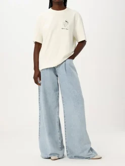 T-shirt Karl Lagerfeld in cotone organico con stampa