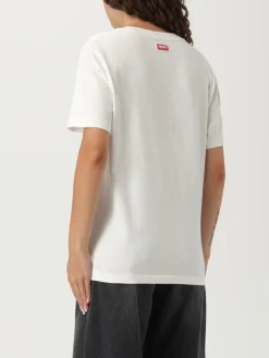 T-shirt Kenzo in cotone con logo a contrasto