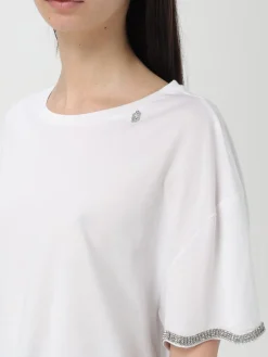 T-shirt Liu Jo in cotone con inserti di strass