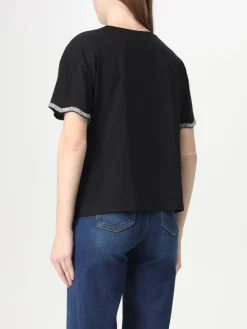 T-shirt Liu Jo in cotone con inserti di strass