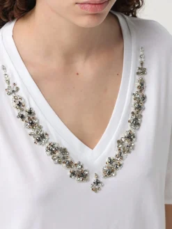 T-shirt Liu Jo in cotone con strass