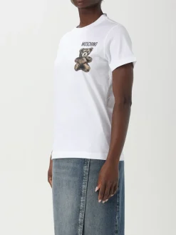 T-shirt Moschino Couture in cotone con logo