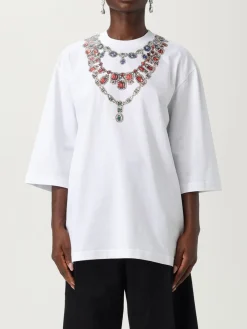 T-shirt Moschino Couture in cotone con stampa