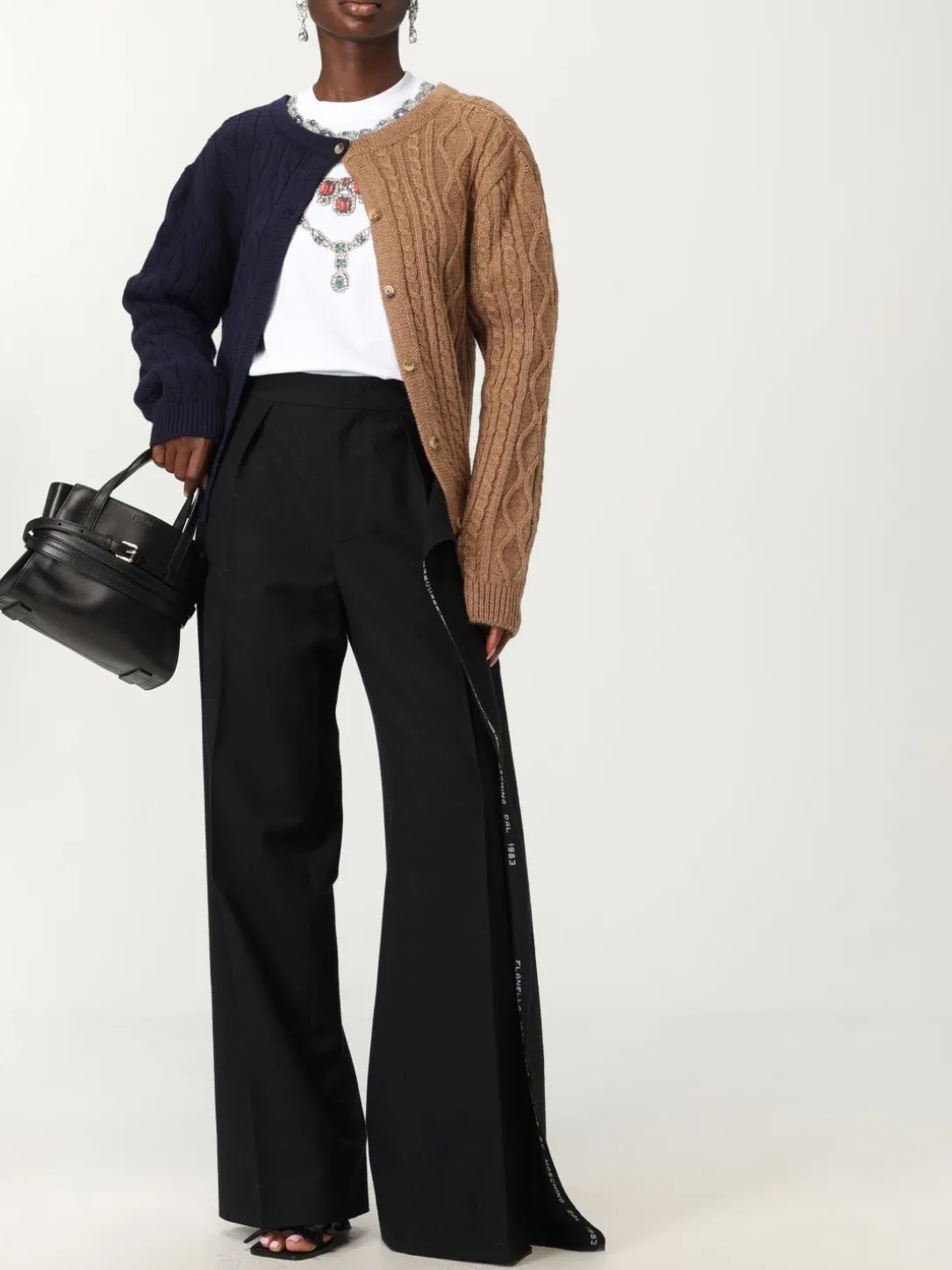 T-shirt Moschino Couture in cotone con stampa