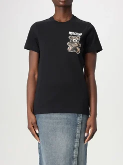 T-shirt Moschino Couture in cotone con logo