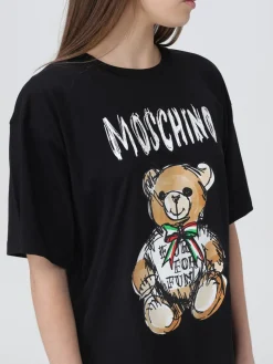T-shirt Moschino Couture in cotone con logo