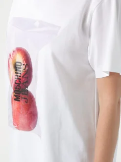 T-shirt Moschino Jeans in cotone stampato