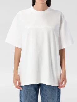 T-shirt oversize in cotone con logo Alexander Wang