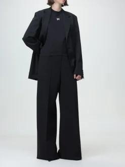 T-shirt Palm Angels in cotone con logo ricamato