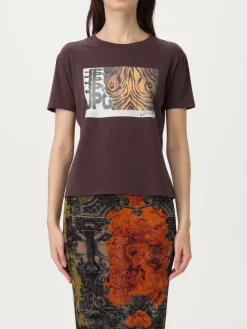 T-shirt slim in cotone organico stampata Jean Paul Gaultier