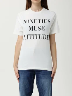 T-shirt stampata in cotone Elisabetta Franchi