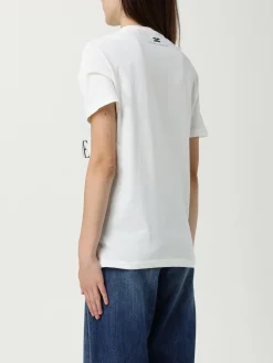 T-shirt stampata in cotone Elisabetta Franchi