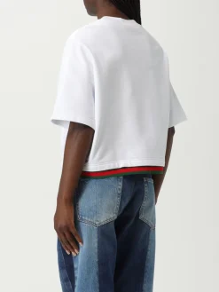 T-shirt Web Gucci in cotone