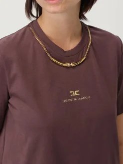 T-shit in cotone con gioiello Elisabetta Frachi