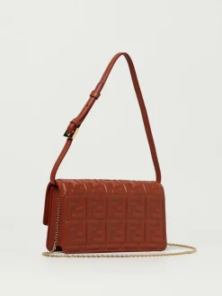 Wallet On Chain Baguette Fendi in nappa embossed