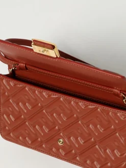 Wallet On Chain Baguette Fendi in nappa embossed