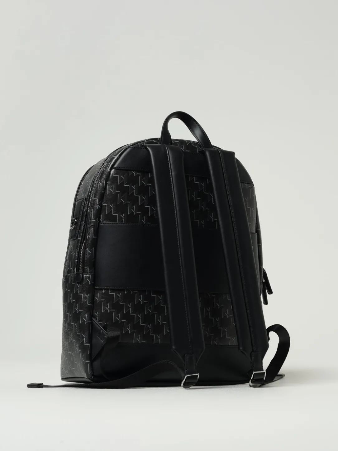 Zaino Karl Lagerfeld in pelle sintetica con monogram all over