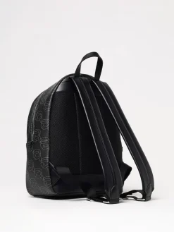 Zaino Karl Lagerfeld in pelle sintetica a grana con logo all over