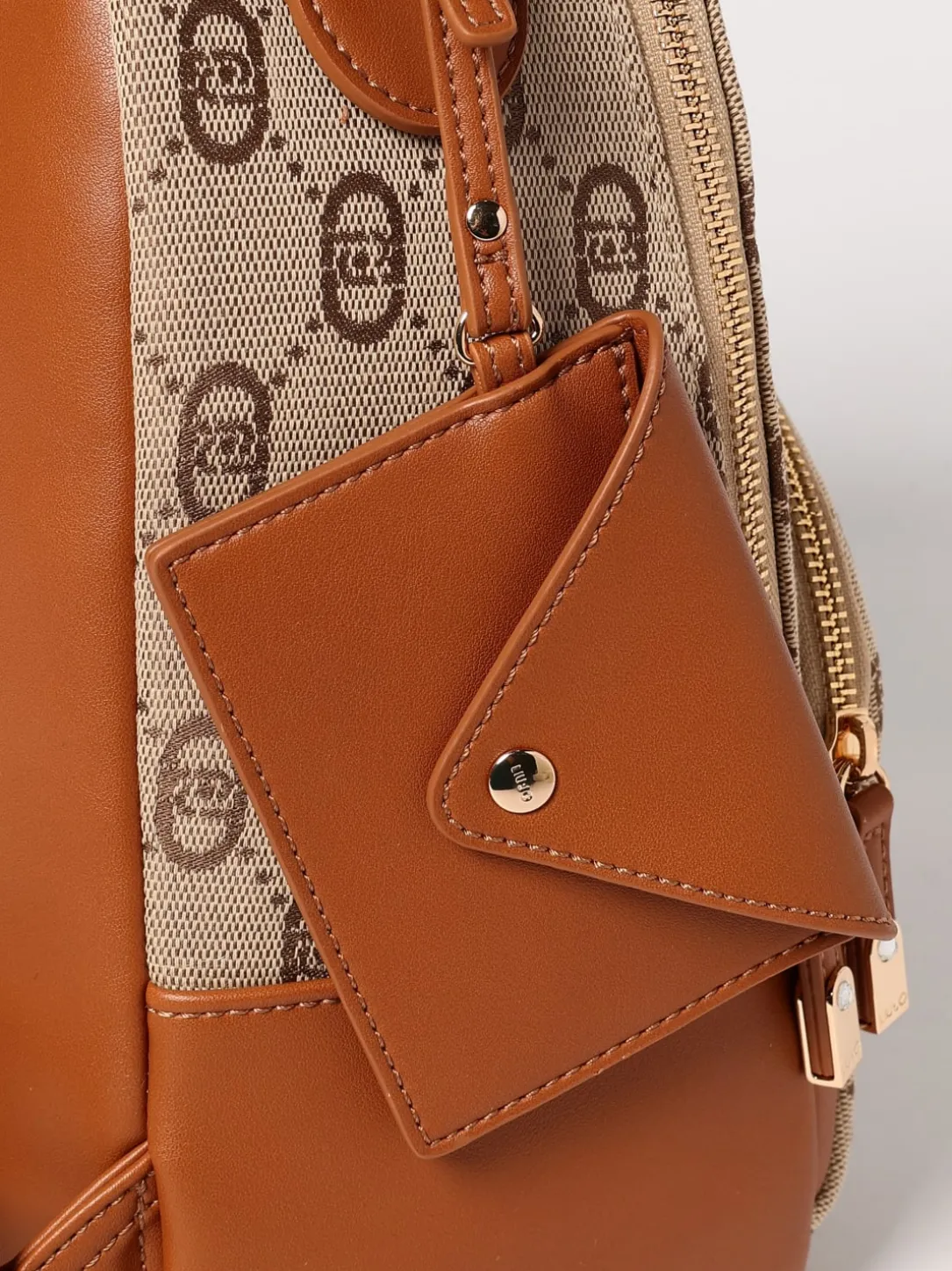 Zaino Liu Jo in nylon con monogram jacquard