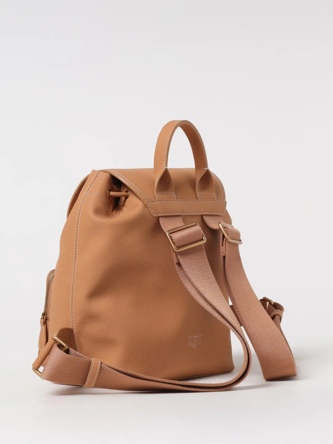 Zaino Love Birds Pinko in pelle bottalata