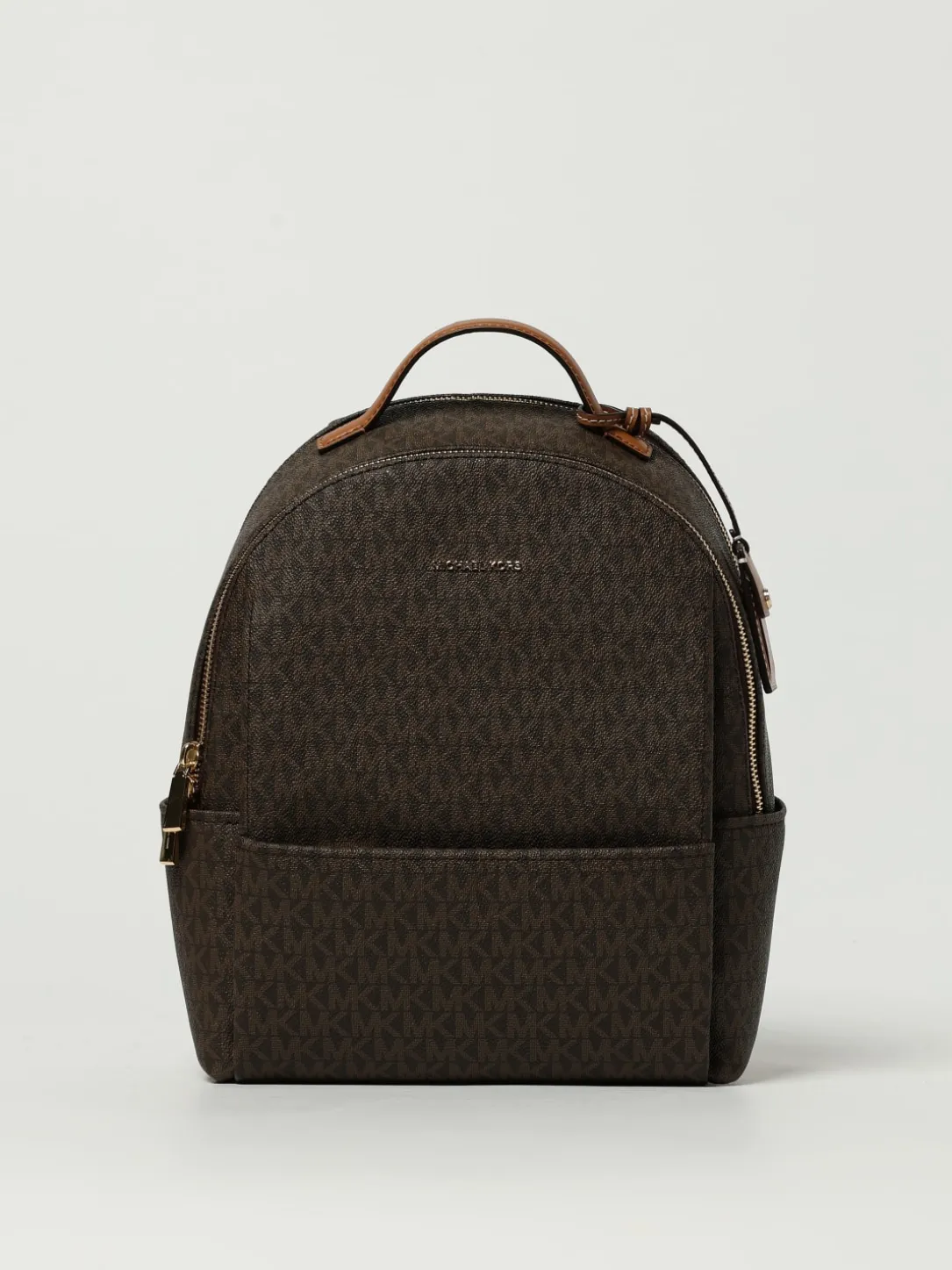 Zaino Sable Michael Kors in cotone spalmato con monogram MK all over